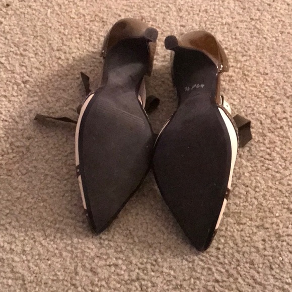Paolo Brown & Cream Heel size 4.5. - Picture 4 of 5